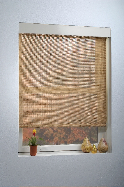 Architectural facia in a window setting