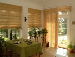 Averte Natural Folds in a sunroom setting