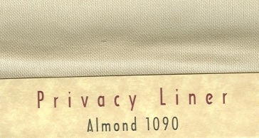 Prestige Privacy Liners Almond