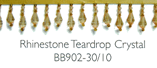 Rhinestone Teardrop Crystal