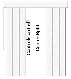 Controls on the left w/center split