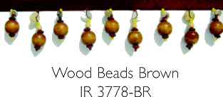 Wood Beads Brown