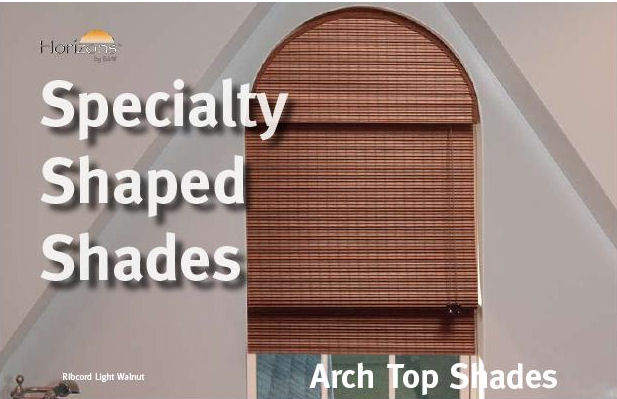 Arch Top Shades & Stationary Arches