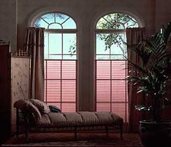 image shot of wood blinds