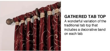 Drapery Style Gathered