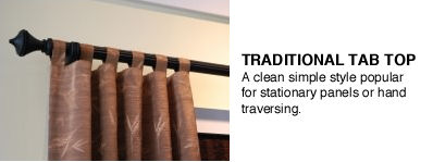Drapery Style Traditional Tab Top