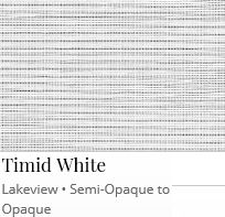 Lakeview Timid White