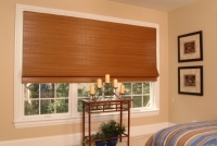 Horizons Natural Woven Roman Shades