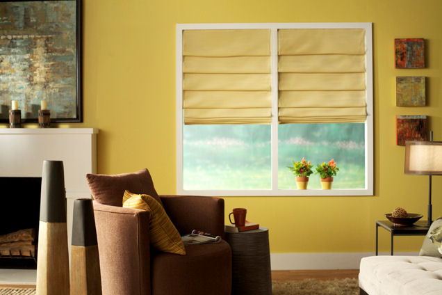 Room setting of Vitale shades